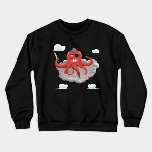 Pirate Octopus Crewneck Sweatshirt